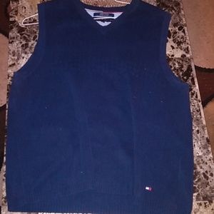 Navy blue sweater vest